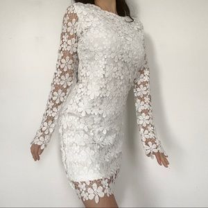 Urban outfitters embroidered mini dress size XS